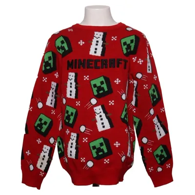 Jultröja (Röd, Flerfärgad) från Minecraft Akryl, Polyester