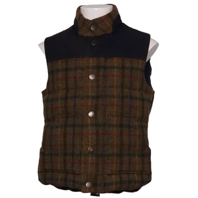 Dunväst (Brun, Blå) från Hackett London Dun, Fjädrar, Nylon, Ull