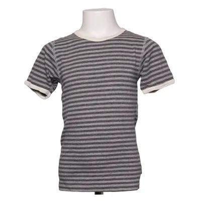 T-shirt (Gray, White) from Dilling Elastane, Organic cotton