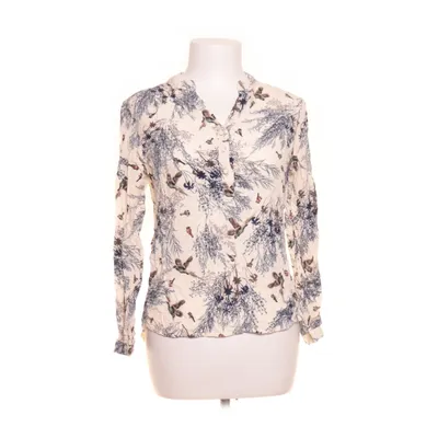 Blouse (White, Blue, Multicolored) from Menglu Cotton