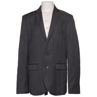 Blazer (Gray, Black) from Signature Next Polyester, Viscose, Wool