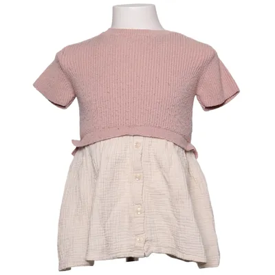 Klänning (Rosa, Vit) från Zara Baby Elastan, Polyester