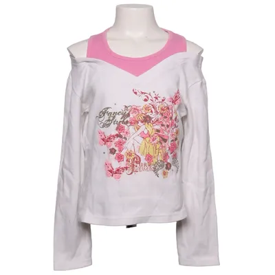 Langærmet t-shirt (Hvid, Pink, Flerfarvet) fra X-Mail Bomuld
