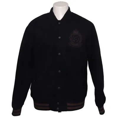 Varsity jacket (Black) from Gutteridge Polyester