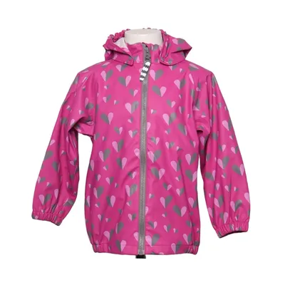 Regnjakke (Pink, Flerfarvet) fra Racoon Polyester, Polyurethan