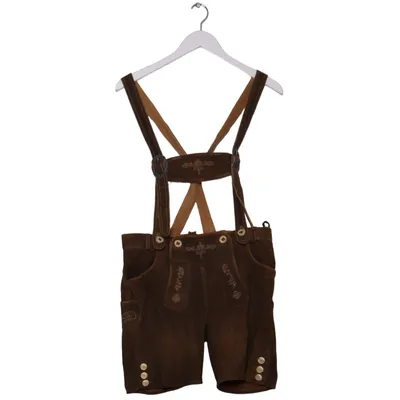 Lederhosen (Brun) från Shine Original Bomull, Skinn