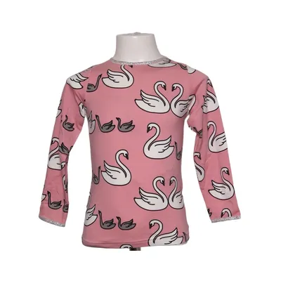 Long sleeve T-shirt (Pink, White, Gray) from Småfolk Elastane, Organic cotton