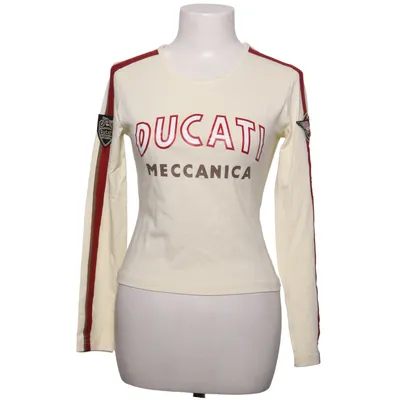 Practice jersey (White, Red, Brown) from Ducati Cotton, Elastane