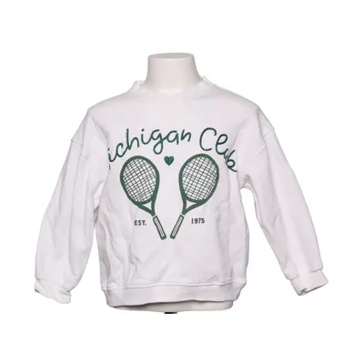 Sweatshirt (Hvid) fra Zara Bomuld