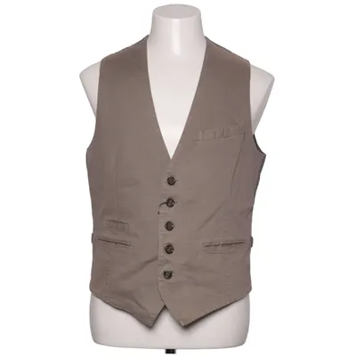 Suit vest (Beige, Gray) from Eleventy Cotton, Elastane