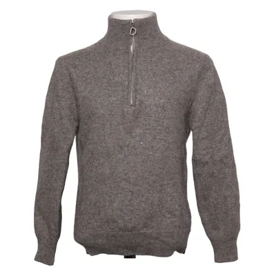 Fleecetrøje (Grå, Blå) fra Davida Cashmere Kashmir, Uld