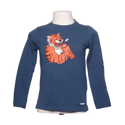 Lange mouwen shirt (Blauw, Oranje) van Someone Katoen