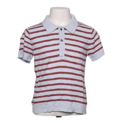 Polo shirt (Blue, Red) from Morley Cotton, Hemp, Silk, Viscose