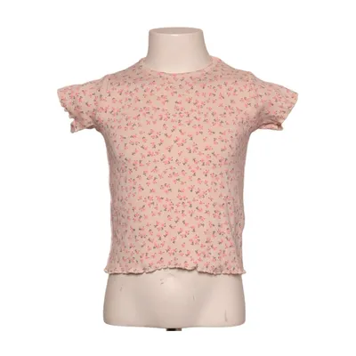 T-shirt (Beige, Pink) from Zara Cotton, Elastane