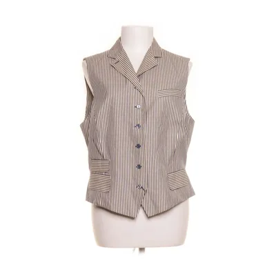 Vest (Blue, White) from Crisca Cotton