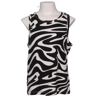 Tanktop  (Sort, Hvid) fra Page One Young Bomuld, Elastan