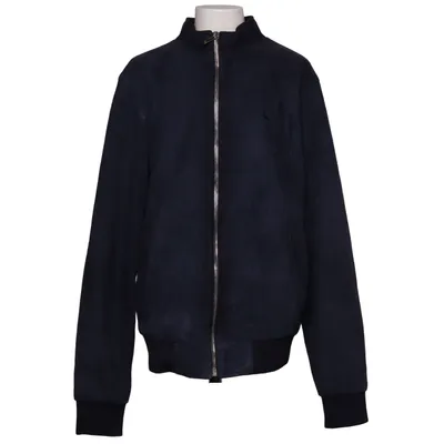 Veste (Bleu) de Harmont & Blaine Coton, Cuir, Polyester
