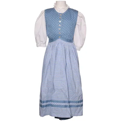 Dirndl (Bleu, Blanc) de Turi Landhaus Coton