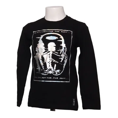 Langærmet t-shirt (Sort) fra IKKS Bomuld