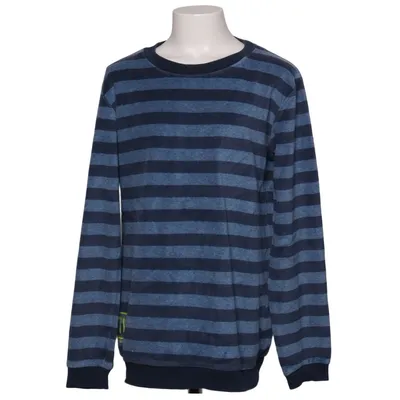 Collegetröja (Blå, Grå) från Mangoon Bomull, Polyester