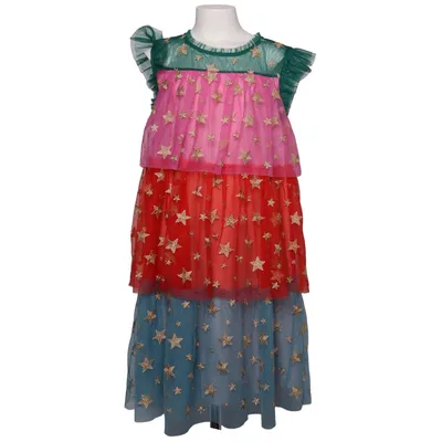 Jurk (Roze, Rood, Blauw, Meerkleurig) van Mini Boden Metallvezel, Polyester