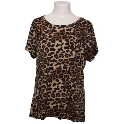 T-shirt (Brown, Black) from Barbarella Elastane, Polyester