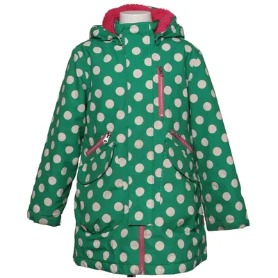Rain jacket (Green, White, Pink) from Danefae Polyester