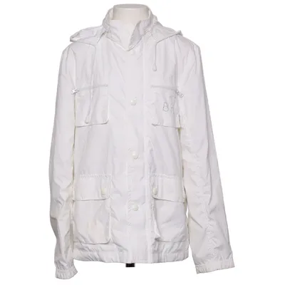 Regnjakke (Hvid) fra Blukids Bomuld, Polyester