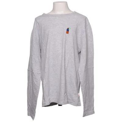 T-shirt à manches longues (Gris) de American Outfitters Coton recyclé