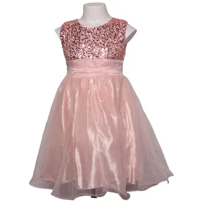 Brudnäbbsklänning (Rosa) Polyester, Viskos