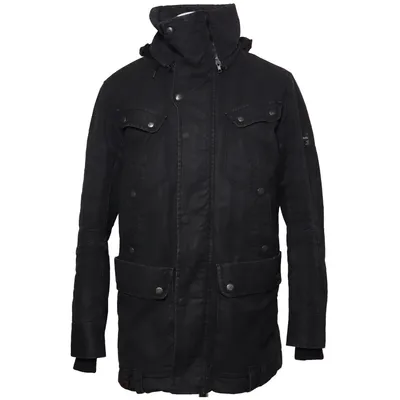 Parkas (Svart) från Diesel Bomull, Skinn