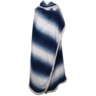 Bath cape (Blue, White) Polyester