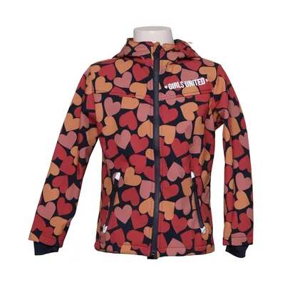 Allvädersjacka (Röd, Rosa, Orange) från Dopo Dopo Girls Elastan, Polyester