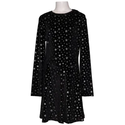 Jurk (Zwart, Zilver) van Manguun Elastaan, Polyester