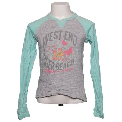 Long sleeve T-shirt (Gray, Green) from Forever Yours Cotton, Viscose