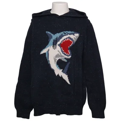 Hoodie (Blue, Multicolored) from Fatface Acrylic, Cotton