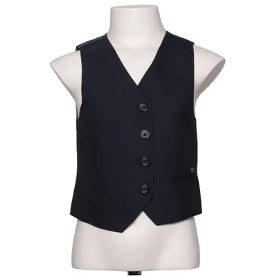 Suit vest (Blue) from IKKS Polyester, Wool
