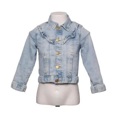 Jeansjacka (Blå) från Lindex Kids Bomull, Elastan, Polyester