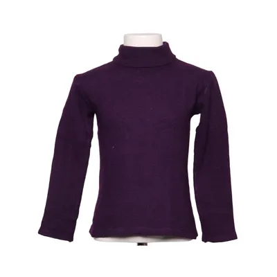 Pul à col roulé (Violet) de Cosilana Soie, Laine