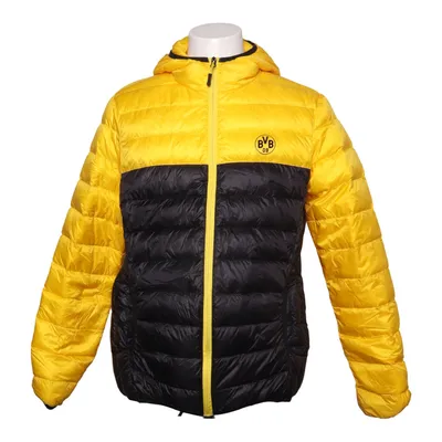 Down jacket (Yellow, Black) from BVB Down, Feather, Polyamide
