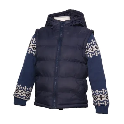 Winter jacket (Blue, White) from Rebel Acrylic, Polyamide, Polyester