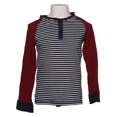 Henley T-shirt (Blå, Hvid, Rød) fra Palomino by C&A Bomuld