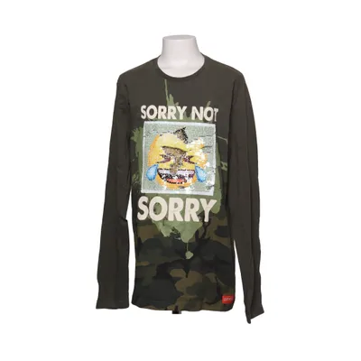Långärmad t-shirt (Grön, Flerfärgad) från Emoji Bomull