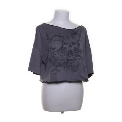 Crop top (Grå) från Romwe Elastan, Polyester