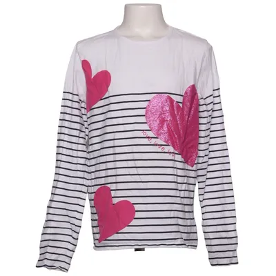 Langærmet t-shirt (Hvid, Pink, Flerfarvet) fra Inextenso Bomuld
