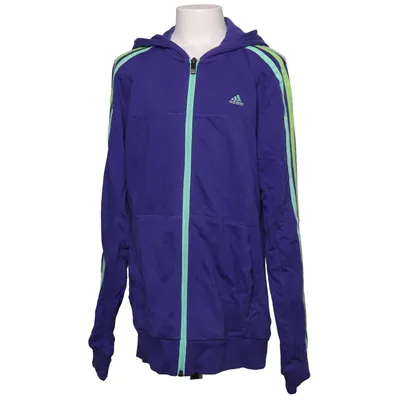 Kapuzenpullover (Lila, Grün) von Adidas Baumwolle, Polyester