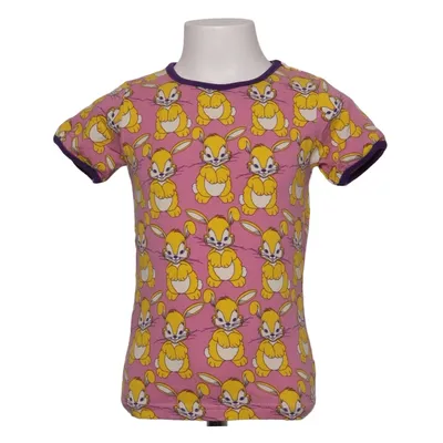 T-shirt (Rosa, Gul, Lila) från Småfolk Bomull, Elastan, Modal