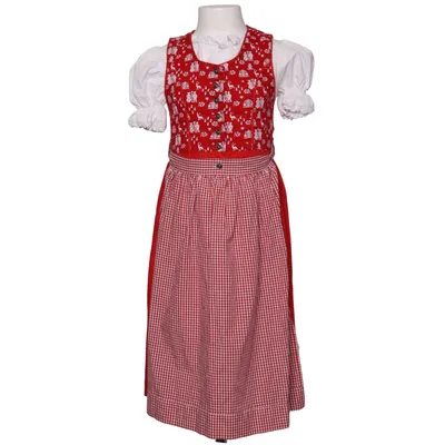 Dirndl (Röd, Vit) från Usar Trachten Bomull, Polyester