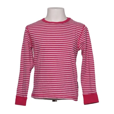 Langærmet t-shirt (Pink) fra Maxomorra Elastan, Økologisk bomuld