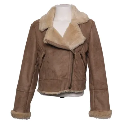 Shearlingjakke (Brun, Beige) fra Here + There by C&A Akryl, Polyester